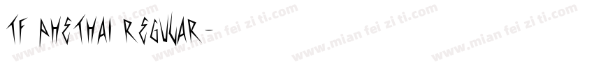 TF Phethai Regular字体转换